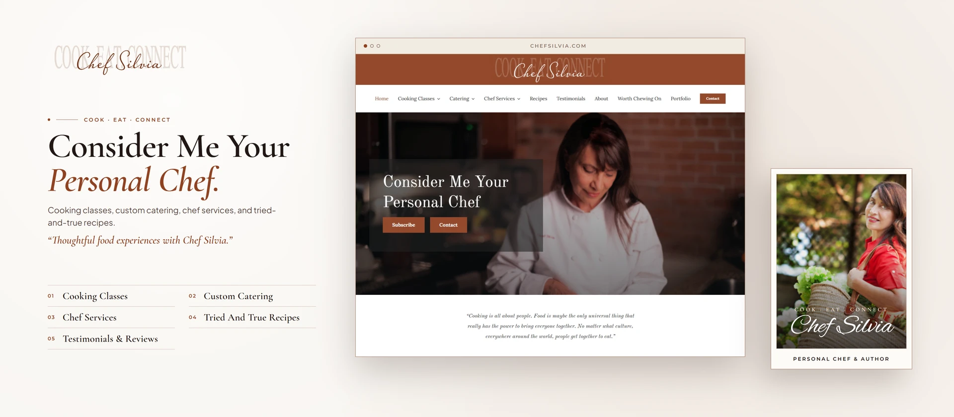 Chef Silvia website